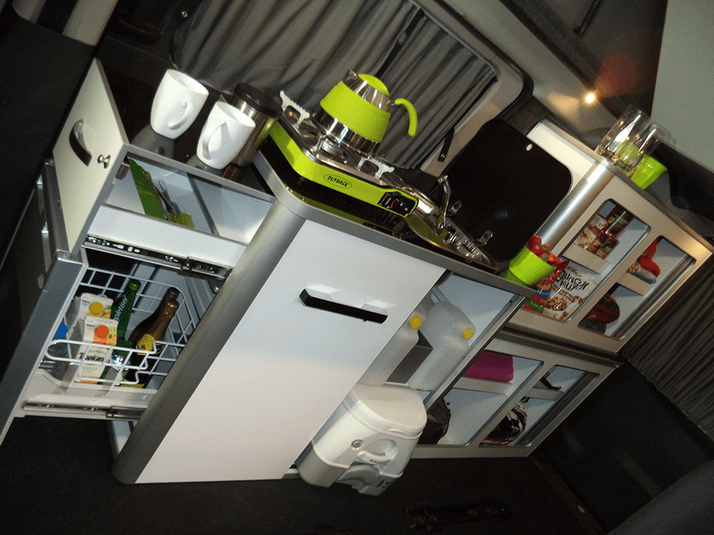 P14 centre left – Kitchen module inside