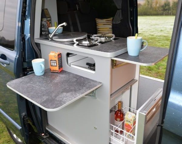 Twin slider hot sale camper conversion